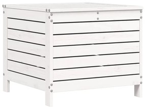 6 pcs conjunto sofás de jardim madeira de pinho maciça branco