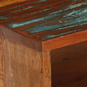 Móvel de TV 118x35x45 cm madeira recuperada maciça