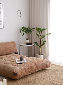 Sofá-Cama 2 Lugares Fold – Camel – 120x79 cm