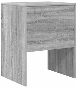 Escrivaninha Cinza sonoma Aglomerado de partículas 60 x 50 x 76 cm