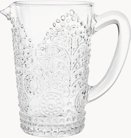 Jarros de vidro com relevo Garden, 1,35 L