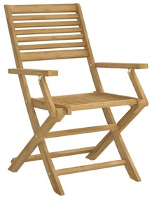 Cadeiras jardim dobráveis 8 pcs 54,5x61,5x86,5 cm acácia maciça