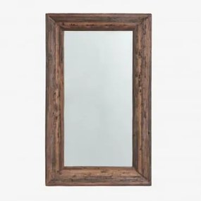 Espelho De Parede Retangular Em Madeira Reciclada Juvira 90 X 150 Cm - Sklum