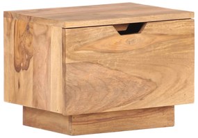 vidaXL Mesa de cabeceira 40x30x30 cm madeira maciça