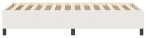 Cama vidaXL Creme 90x200 cm em Tecido Corduroy