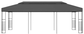 Gazebo/tenda 3x6 m antracite