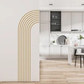 Autocolante de parede de design para sala de estar - Arco-íris