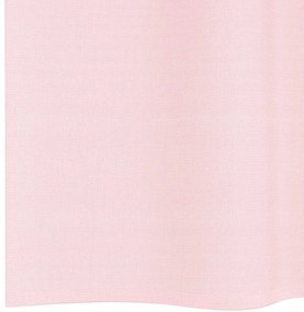Cortinas de voile com laços 2 pcs rosa-claro 140x245 cm