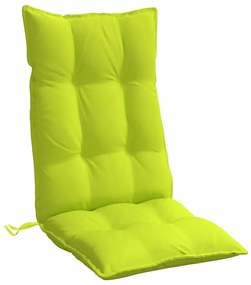 Almofadões p/ cadeira encosto alto 6 pcs oxford verde brilhante