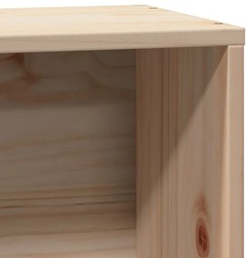 Cama com estante sem colchão 90x200 cm pinho maciço
