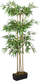 vidaXL Árvore de bambu artificial 760 folhas 120 cm verde