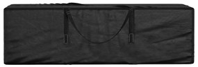 Saco arrumação p/ almofadões jardim 135x40x55 polietileno preto