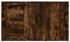 Aparador 100x33x59,5 cm derivados de madeira carvalho fumado