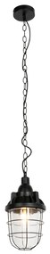 Candeeiro de suspensão industrial preto - Cabin Industrial
