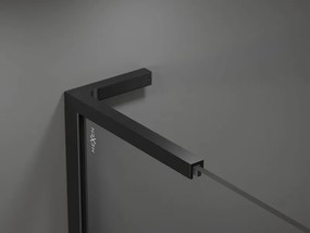 Mexen Velar L Duo cabine de duche deslizante 100 x 90 cm, transparente, preta - 871-100-090-02-03-70