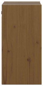 Armários de parede 2 pcs 30x30x60 cm pinho maciço castanho mel