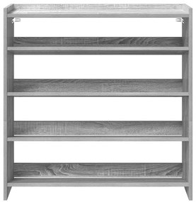 Sapateira 80x25x81 cm derivados de madeira cinzento sonoma