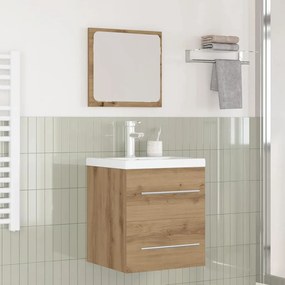 vidaXL Conjunto de Móveis para Banheiro 2 pcs Carvalho preto