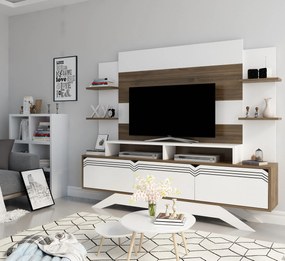 Unidade de TV Delpi – Nogueira – 180x148,6x29,5 cm