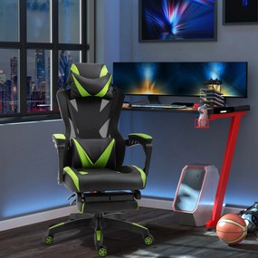 Vinsetto Cadeira Gaming Ergonómica Cadeira Gaming para Escritório com