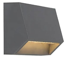 Candeeiro de parede exterior moderno cinzento escuro incl. LED IP54 - Sandstone 1 Moderno