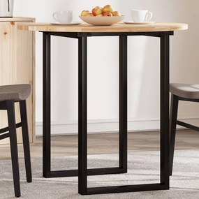 vidaXL Tampo de mesa redondo Ø80x2 cm madeira de acácia maciça