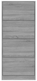 Sapateira 63x24x147 cm derivados de madeira cinzento sonoma