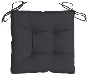 Almofadões para móveis de paletes 6 pcs tecido oxford preto