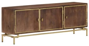 vidaXL Móvel de TV 120x30x46 cm madeira de mangueira maciça