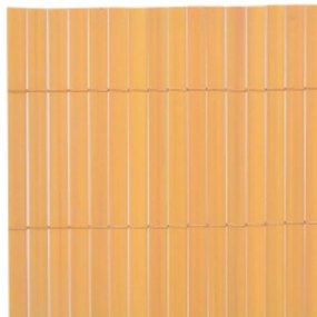 Cerca de jardim dupla face 110x300 cm amarelo