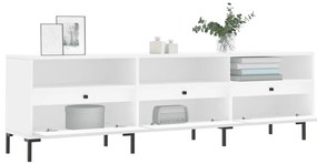 Móvel de TV 150x30x44,5 cm derivados de madeira branco