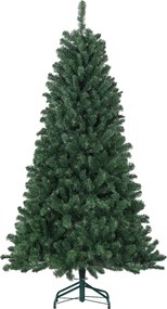 HOMCOM Árvore de Natal Artificial 180 cm com 760 Ramos e Base Dobrável Árvore de Natal Verde | Aosom Portugal