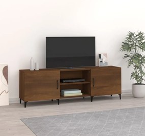 Móvel de TV 150x30x50 cm derivados de madeira carvalho castanho