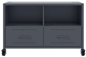 Móvel de TV 68x39x43,5 cm aço antracite