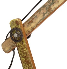 Candeeiro secretária industrial redondo 23x18x95cm E27 multicor