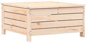 6 pcs conjunto sofás de jardim madeira de pinho maciça