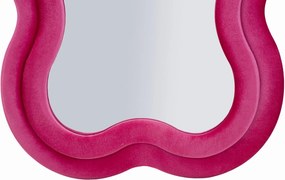 ESPELHO DE PAREDE MIKI VELUDO 60X4X160 CM (TAMANHO DO ESPELHO INTERIOR 39X135) FUXIA