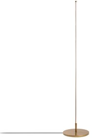Candeeiro de Pé Only – Dourado – Diâmetro 30 cm x Altura 153 cm