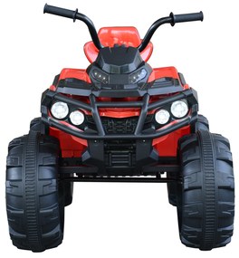 ® Motoquatro Elétrica Infantil de Bateria 12V com MP3 Rádio Luzes Sons 103x68x73 cm Carga 30 kg