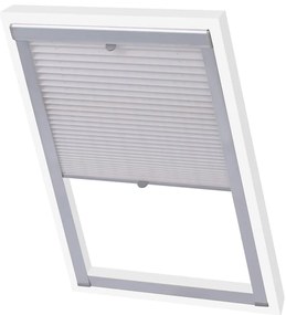 Persianas plissadas branco C02