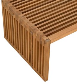 Mesa Lateral de Jardim 90x49.7x36 cm Madeira Sólida Teca