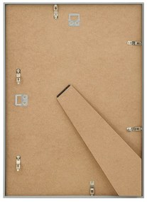 Molduras para parede ou mesa 3 pcs 18x24 cm MDF prateado