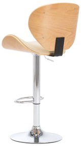 Banco de bar couro artificial creme