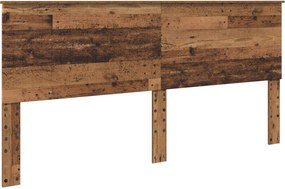 vidaXL Cabeceira Madeira Antiga 200 cm Madeira processada