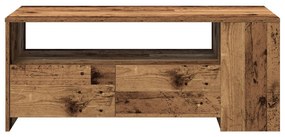 Mesa de Centro em Madeira Velha 102x55x43,5 cm em Madeira Engenharia