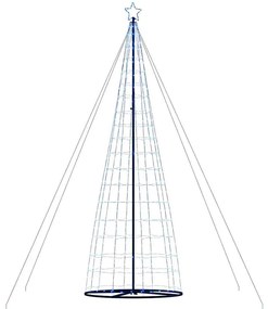 LED Árvore de Natal 1534 LEDs Azul 503 cm