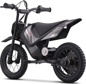 Mota elétrica para Crianças 12V SHARK, 3 a 6 anos rodas ar bombeado, preta