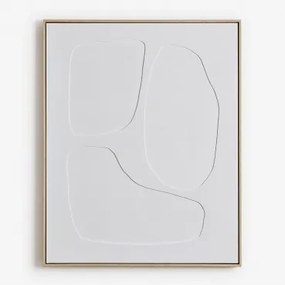 Pintura Decorativa Pintada À Mão Com Relevo Helvon B & 80 X 100 Cm - Sklum