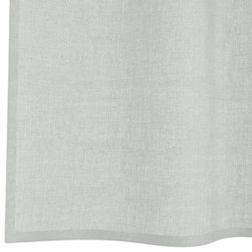 Cortinas de voile com laços 2 pcs cinzento-claro 140x175 cm