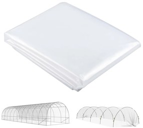 Cobertura de Substituição para Estufa 6x10 m (NÃO INCLUIDA) de Polipropileno para Horta Plantas Agricultura Jardim Tranparente